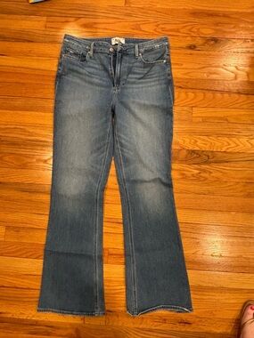 PAIGE Mid Blue Flared Jeans